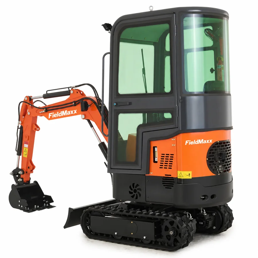 FieldMaxx FXCab Enclosed Excavator — view 3