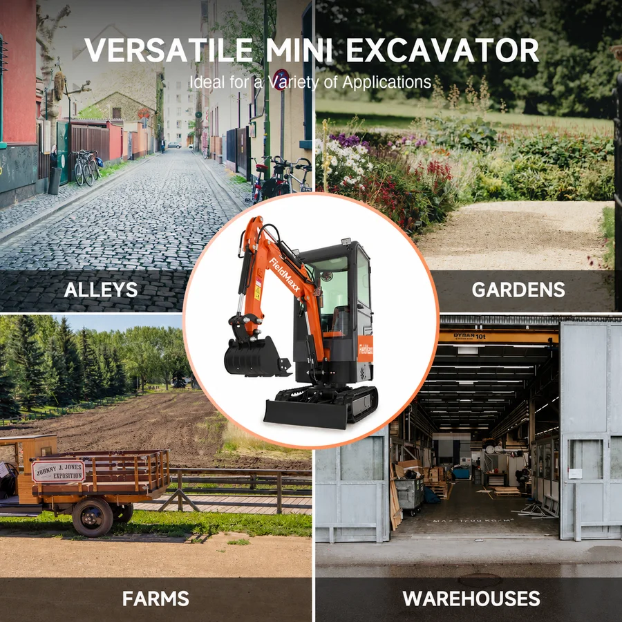 FieldMaxx FXCab Enclosed Excavator — view 9